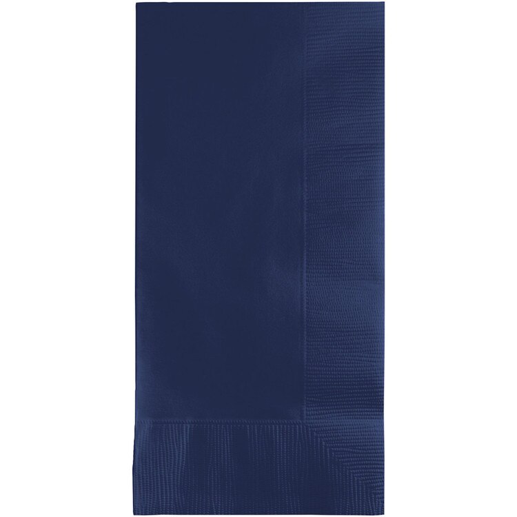 Solid Dinner Napkins navy blue